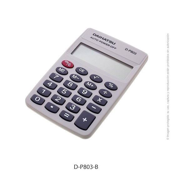 Calculadora Daihatsu D-P803