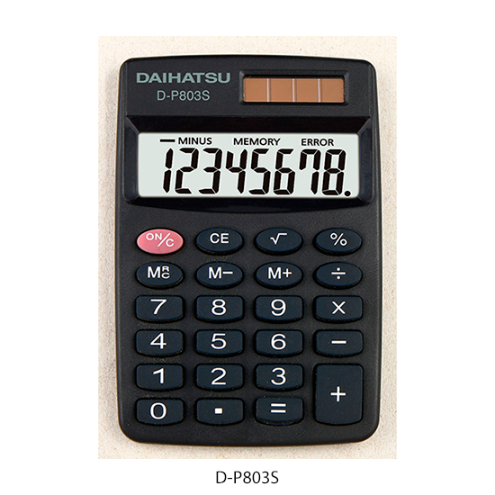 Calculadora Daihatsu D-P803S