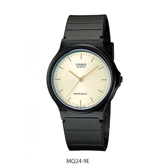 Casio MQ24-9E | Orologio Uomo | Classico Economico | Quadrante Giallo