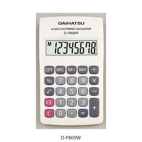 Calculadora Daihatsu D-P809W
