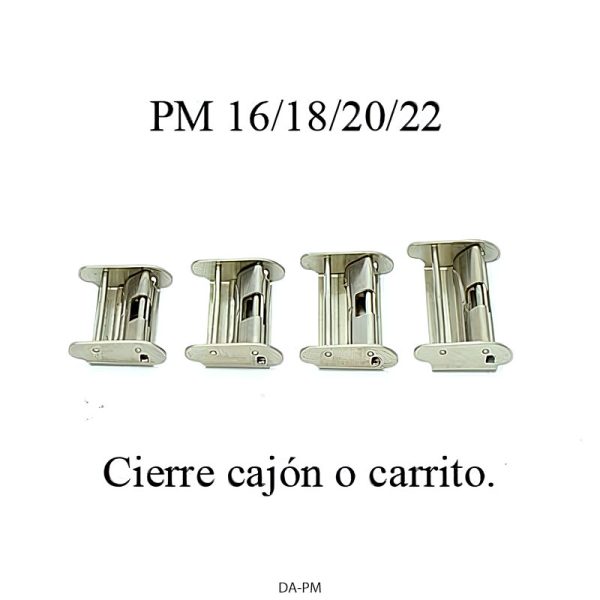Cierre para cajón o carrito Dakot PM 16/18
