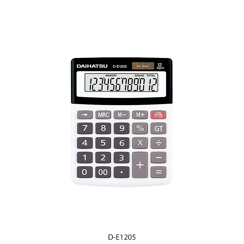 D-E1205 Calculadora Daihatsu D-E1205